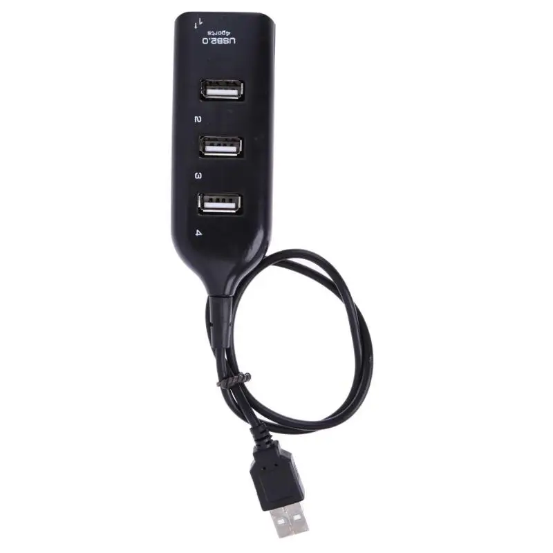 4 порта USB 2,0 высокоскоростной мини-концентратор гнездо шаблон для ноутбука ПК