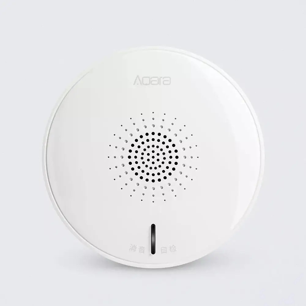 White Xiaomi Aqara NB-IoT датчик дыма, приложение для безопасности, удаленная сигнализация, звук и светильник, напоминание, монитор в реальном времени, система охранной сигнализации - Цвет: White