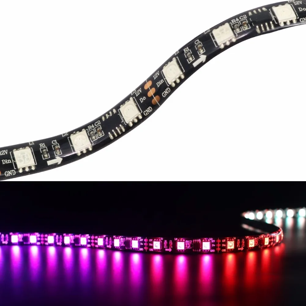  LED Strip light WS2811 RGB Addressable 30/48/60led Pixels External 1 Ic Control 3 Leds Normal/Brigh - 4000431070906