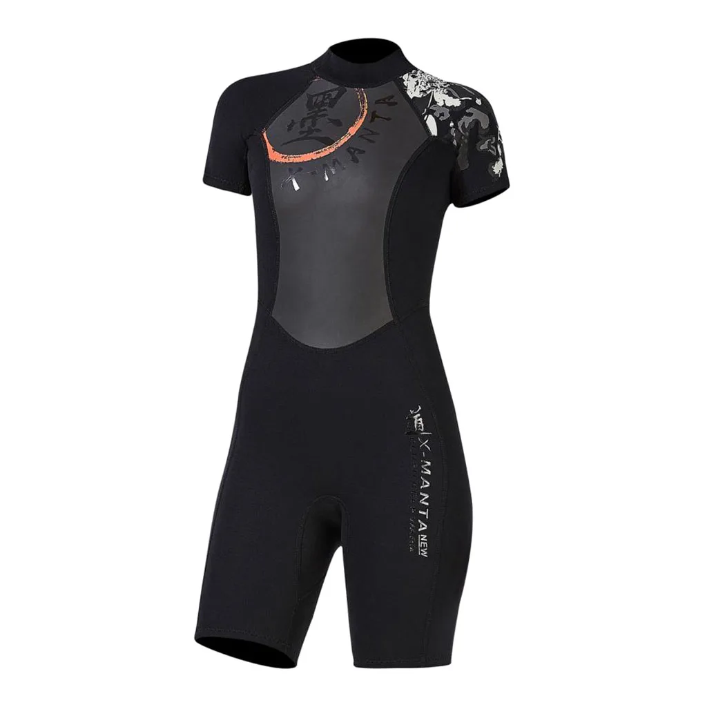 Women Shorty Wetsuit Premium Diving Jumpsuit Dive Suit Warm Jumpsuit Shorts Wetsuit Surfing Swimming Diving Suit for Diving 