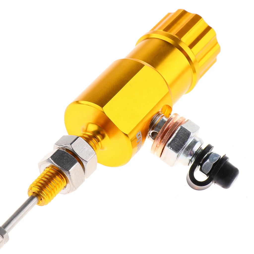 Universal Motorbike Hydraulic Clutch Master Cylinder Rod Brake Pump Golden,140x50x25mm