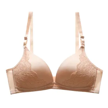 

2019 Woman Sexy Floral Deep V Bra Lace Bralette Lingerie Women Adjustable Push Up Bras Underwear