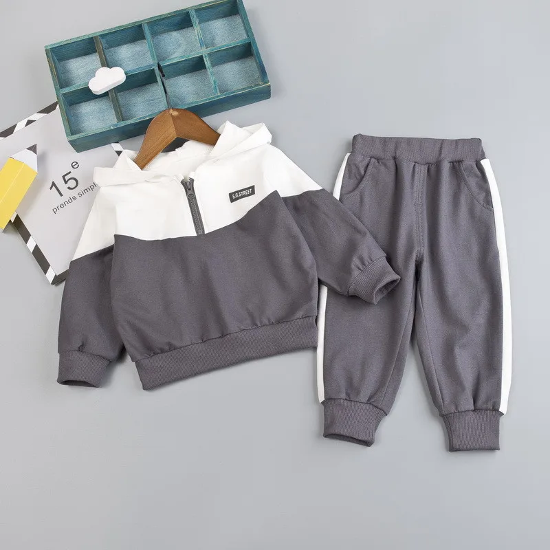 Высококачественный комплект одежды для мальчиков и девочек от 0 до 4 лет, новинка года, осенний спортивный модный детский костюм для активного отдыха детская одежда толстовки+ штаны