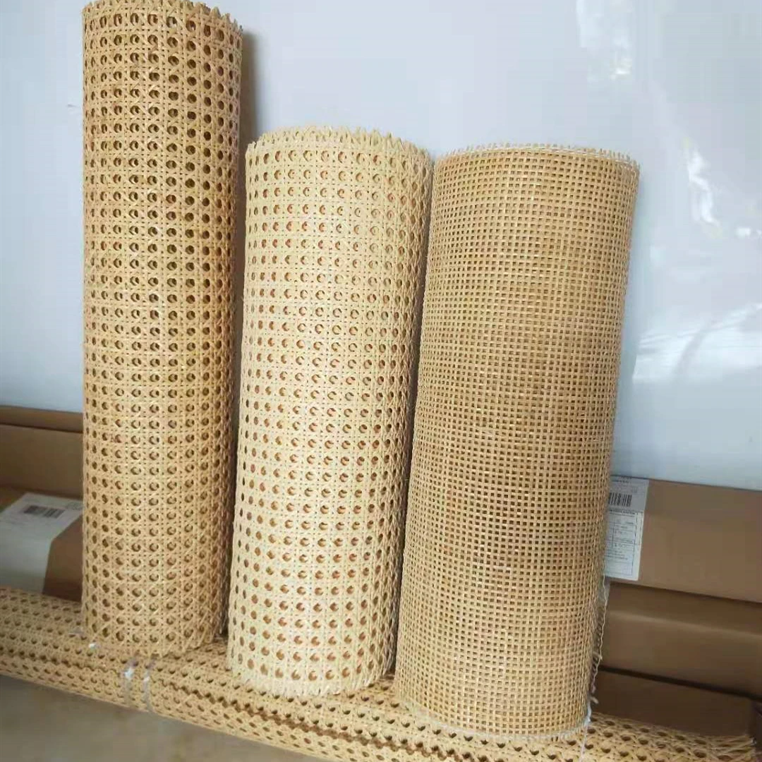 40/45CM X 1--2 Meters Natural Rattan Webbing Roll Real Indones