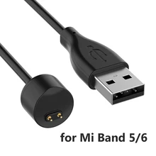 Miband 6 Cổng USB Sạc Cho Xiaomi Mi Band 5 Cáp Sạc NFC Phiên Bản Toàn Cầu Di Động Vòng Tay Adapter Từ Dây USB nam Châm
