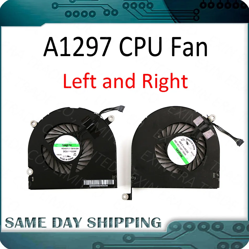 

Genuine New for MacBook Pro Unibody A1297 17" Left and Right CPU Fan 2009 2010 2011 Year EMC 2272 EMC 2329 EMC 2352 EMC 2564