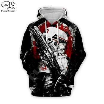 

Newest Star Wars Hoodie 3D Print Top Long Sleeve Cool Design Men Sweatshirt Casual Men's Sportswear Fashion Skull Jacket ST-004