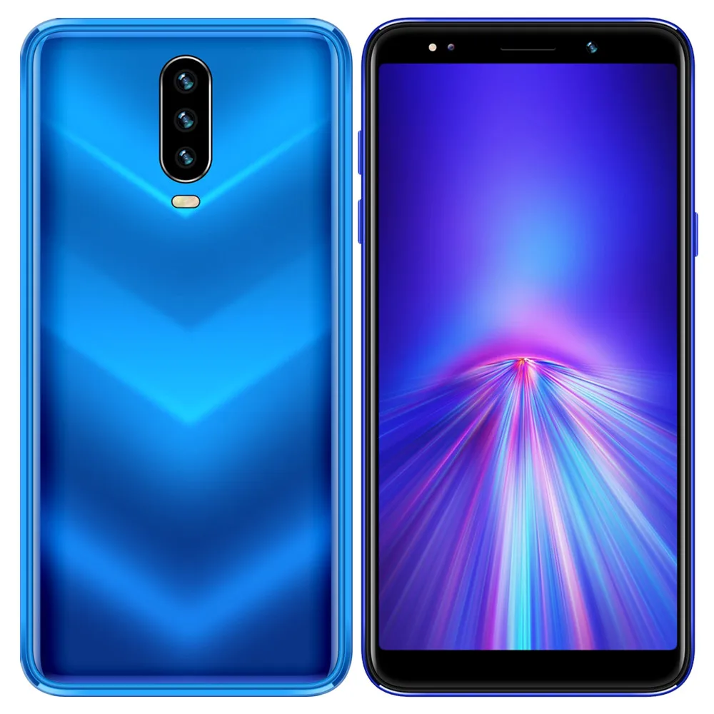 Оригинальные смартфоны P30 PRO, 4 Гб ОЗУ, 64 Гб ПЗУ, Android, распознавание лица, разблокированный мобильный телефон 13 МП, мобильные телефоны P35, мини-телефоны - Цвет: 5.5IN P30 Pro V-Blue