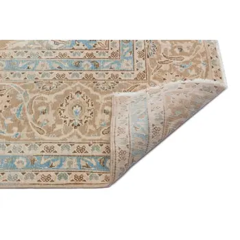 

Handmade Beige Vintage Persian Area Rug 290x382 Cm-9'6''X12'6''
