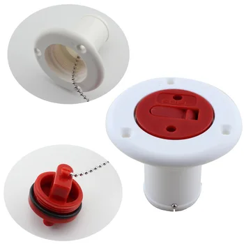 

ABS White Marine Oil Tank Cover Gas Cover Fuel Tank Cap 1-1/2 "(38 Size)