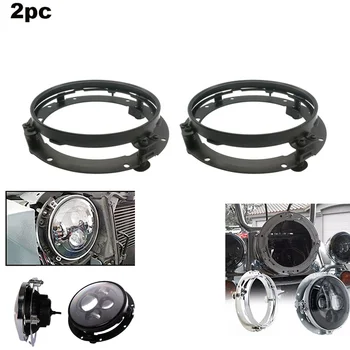 7 Inch Round LED Headlight Mounting Bracket Ring For Car Wrangler JK Suzuki Samurai for Harley Motorcycle 7" Bracket 1