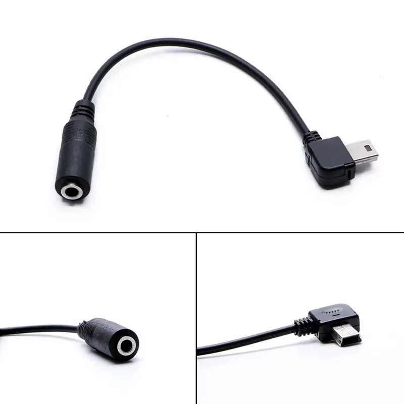

3.5mm Mini USB Microphone Mic Adapter Cable for GoPro Hero 3 3+ 4 Camera