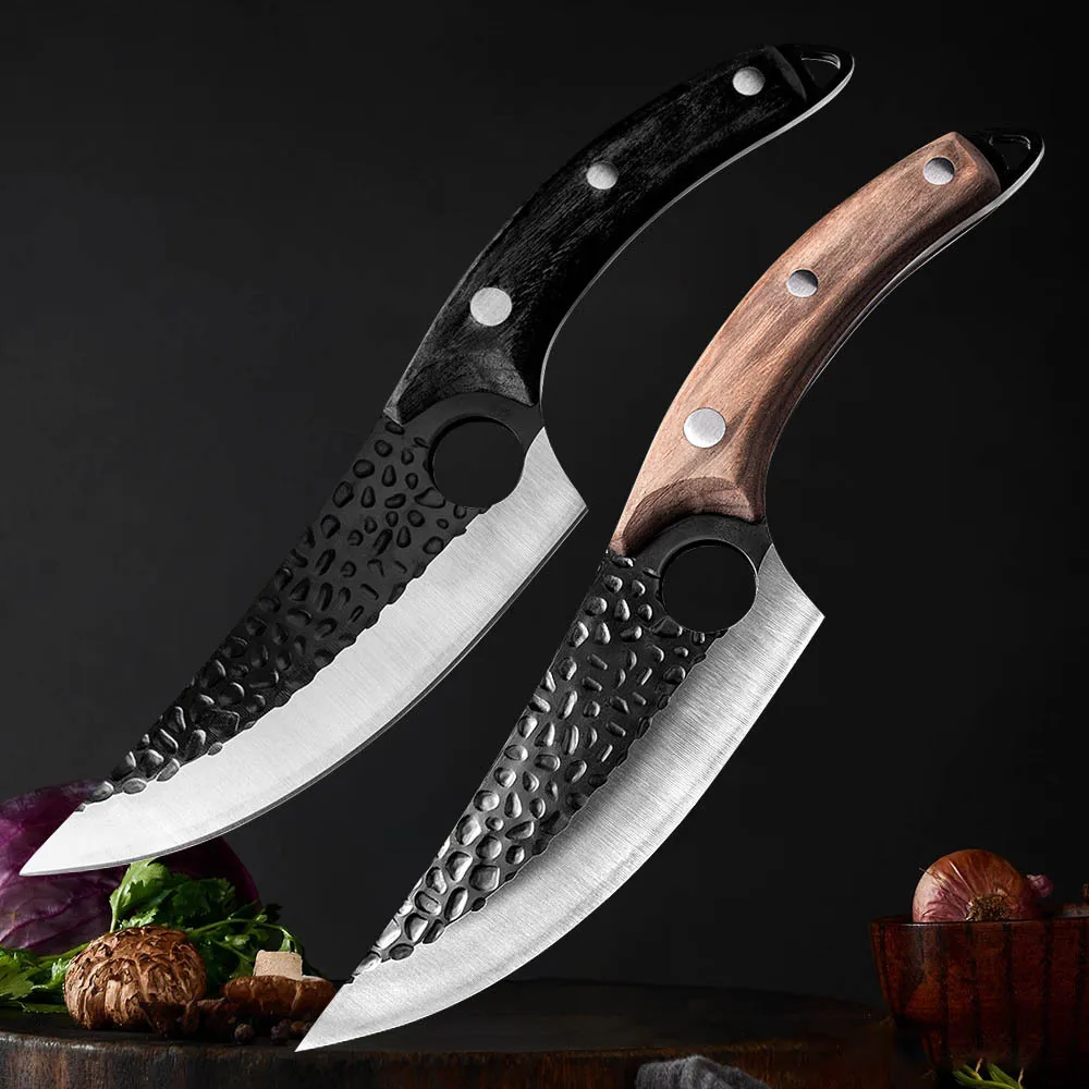 Knives Hand Forged Boning Knife Japanese Butcher Meat Cleaver Japan Kitchen Knife