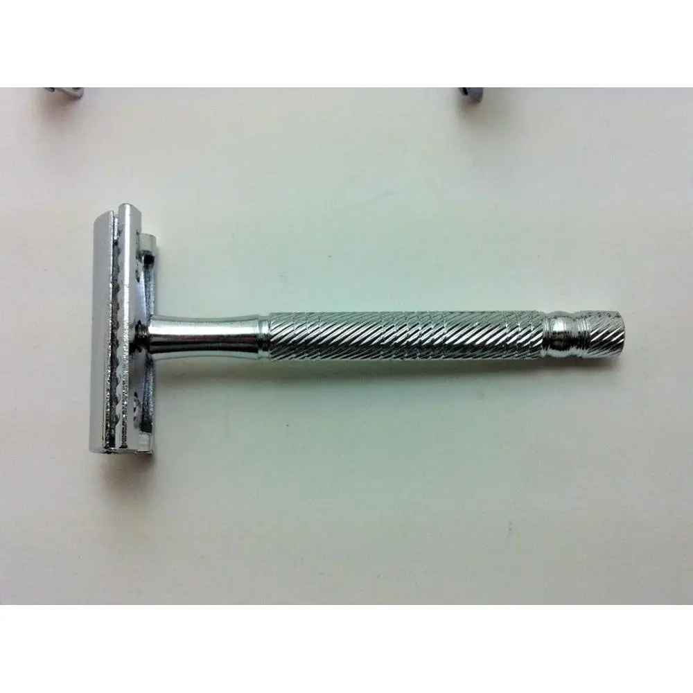 Классический влажное бритье Безопасная бритва с 5 шт Подарочный Двойной Лезвия