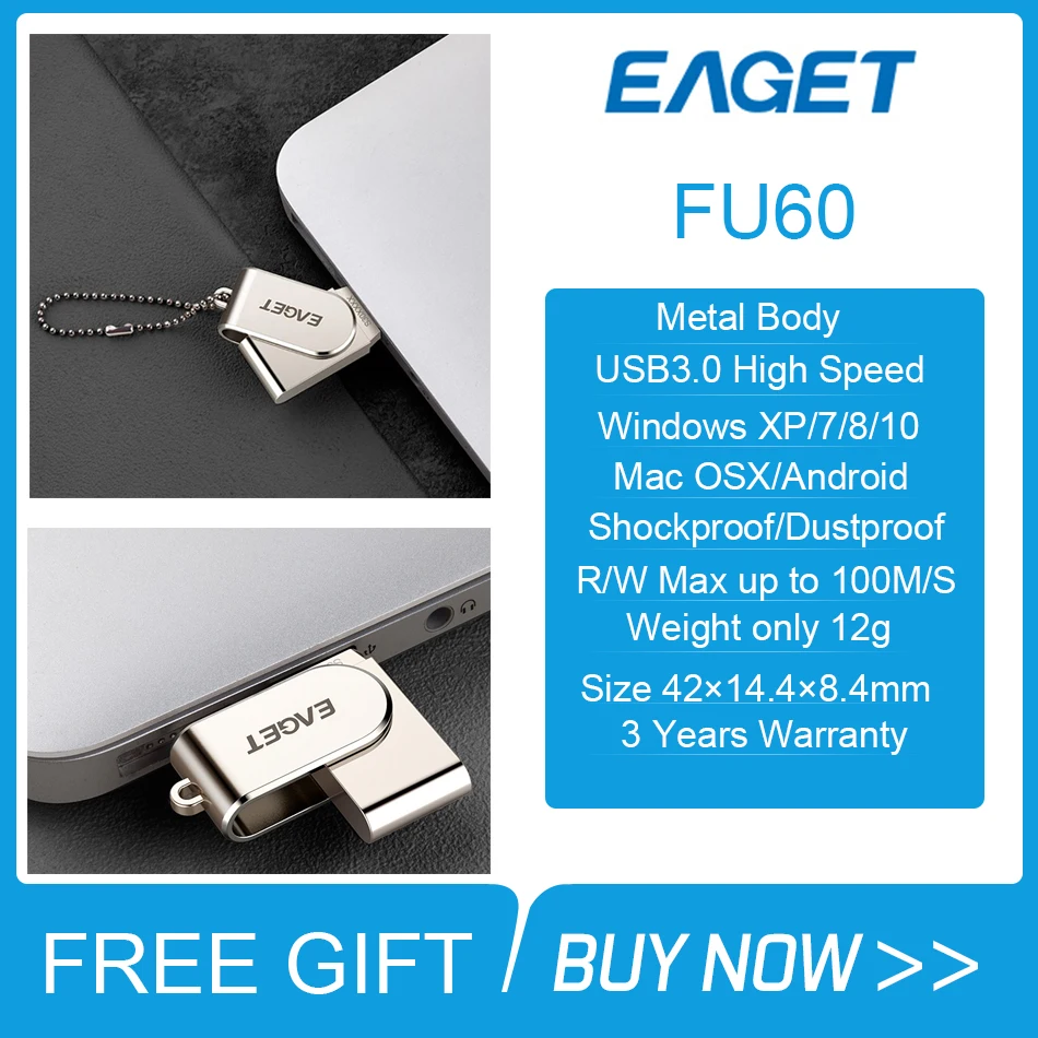 Eaget S30 USB 3,0 металлический USB флеш-накопитель Флешка 128 Гб 64 ГБ 32 ГБ флеш-карта памяти, Флеш накопитель Usb флешка для ПК ноутбука планшета