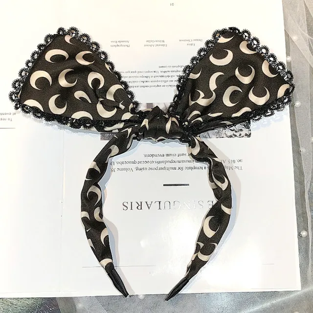 Floral Big Bow  Hairbands  For Women Korea Hair Accessories For Girls Hair Band Hair Bows  Hairband Headbands sky blue