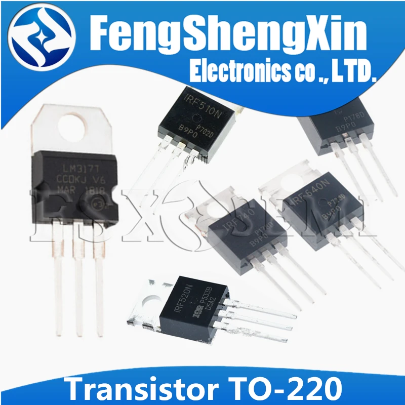 ТРАНЗИСТОР IRF510 IRF520 IRF540 IRF640 IRF740 IRF840 LM317T TO 220 IRF3205 IRF840PBF IRF510PBF IRF520PBF IRF740PBF LM317 10