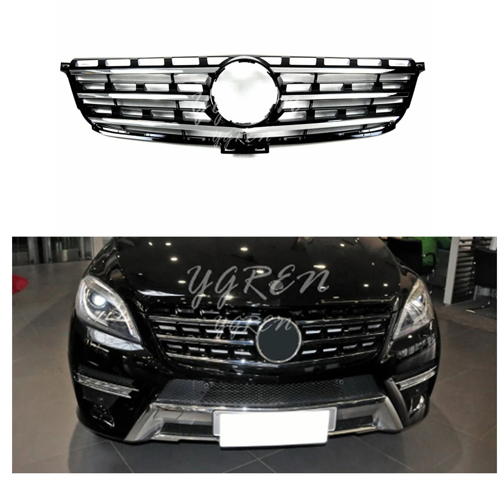 Подходит для Mercedes Benz W166 передняя решетка ML класс 2012- ML300 ML320 ML350 Ml400 ML450