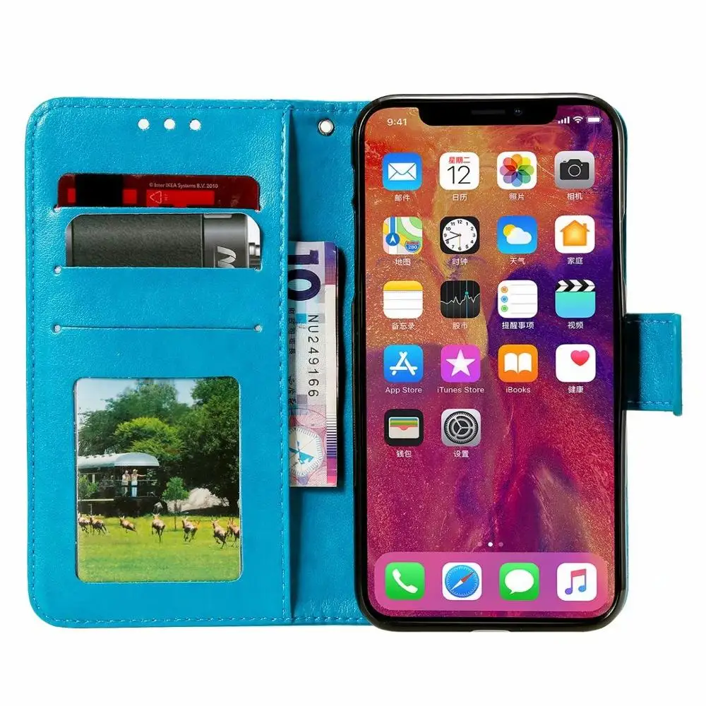 Кожаный чехол для телефона для samsung Galaxy S9 S8 S7 S10 плюс S10E A50 A40 A30 A20 A10 A70 A80 A90 M10 M20 Магнитный чехол-портмоне чехлы-книжки