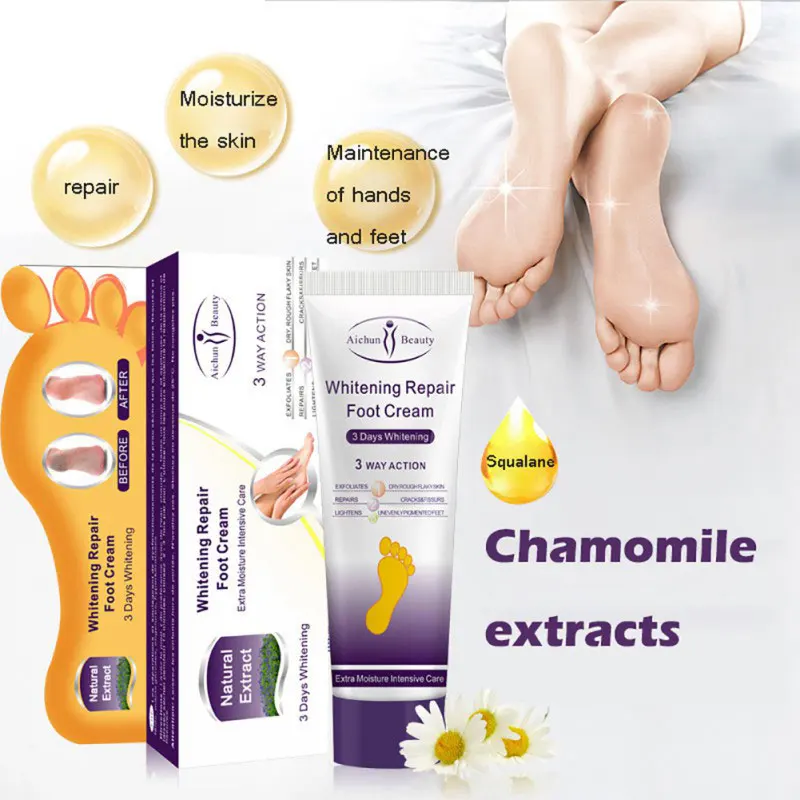 Foot Care Cream Anti Crack Foot Exfoliating Remove Dead Skin Calluses Whitening Moisturizer Nourish Improve Roughness Foot Care