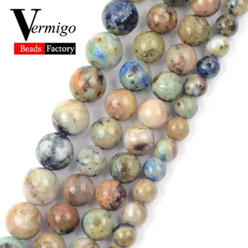 

High Quality Malachite Natural Stone Beads For Jewelry Making 6 8 10mm Round Spacer Loose Beads Diy Bracelets 15inch Wholesale