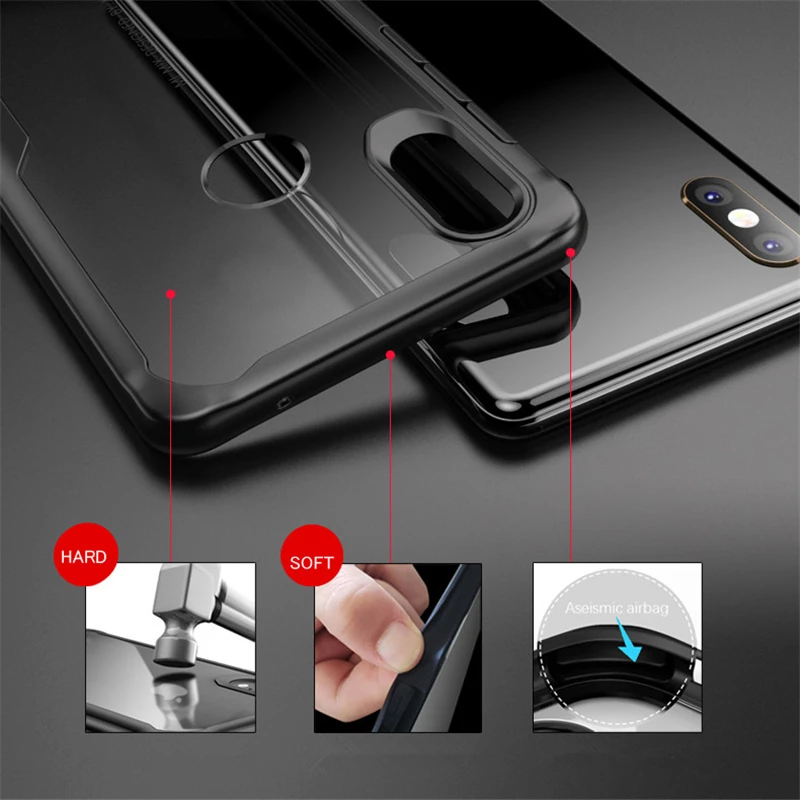 Противоударный бампер чехол для телефона для Xiao mi Red mi 7A 8A Note 8 7 6 Pro K20 5A прозрачный чехол mi 9T CC9E 6X A3 A2 Lite 5 X A1