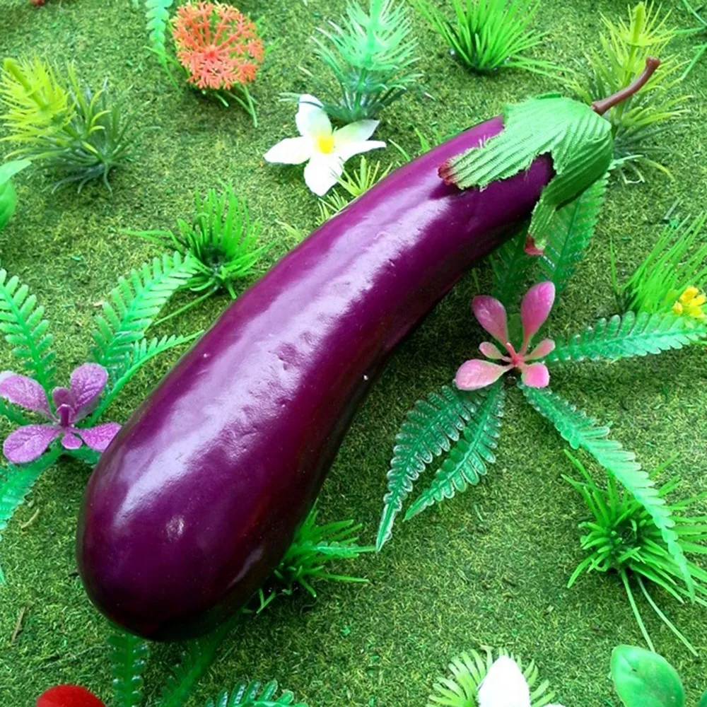 Моделирование тыквы баклажаны огурец модель искусственные овощи для кухни вечерние украшения реквизит для фотографий обучающий дисплей