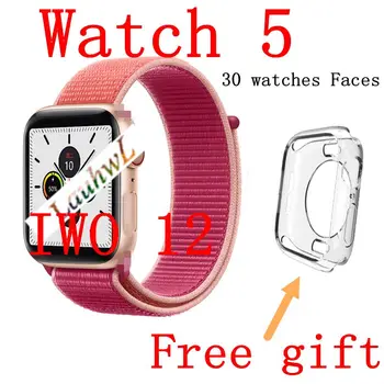 

IWO 12 Smart Watch Series 5 IWO12 Pro Bluetooth Call Smartwatch IP68 Waterproof For Apple IOS Android ECG Heart Rate Monitor