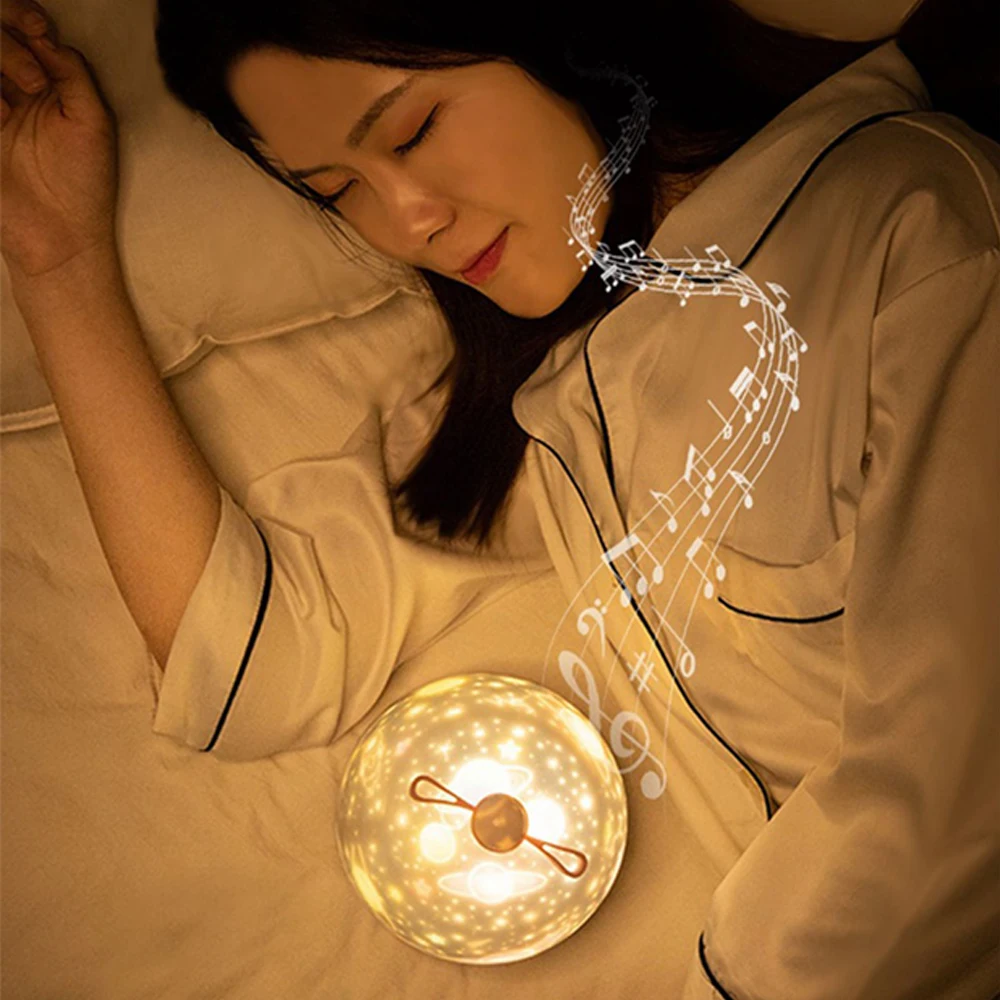 Festive or Glow Party Supplies Singing LED Starry Night Sky Projector Lamp Kids Gift Star light Cosmos Master