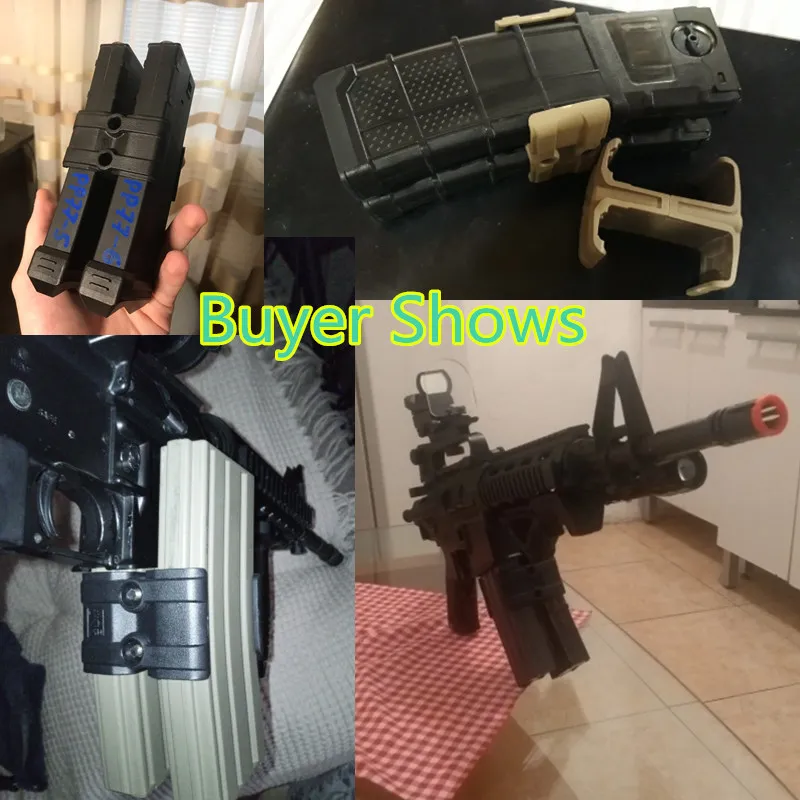 Universal Clip Rifle Dual Parallel Magazine For AK AR15 M4 Mag595 Airsoft Link Round Cartridge Speed Loader Gun Accessories