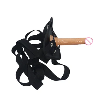 Crystal Dildos Artificial Realistic Penis Adult Sex Toys for Women Lesbian Vagina Anal Stimulator Strap On Dildos and Harness 5