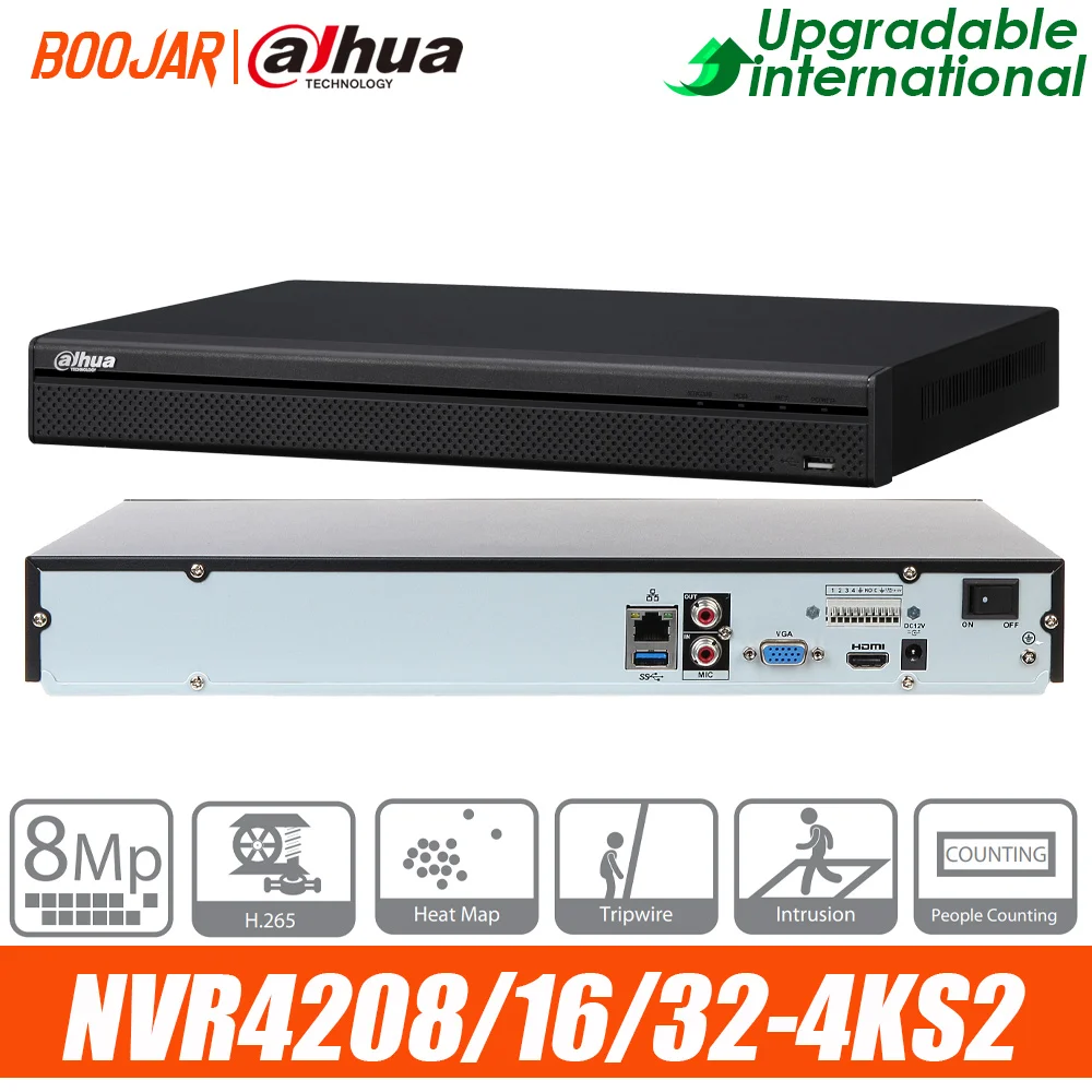 Сетевой видеорегистратор Dahua NVR 8CH 16CH 32-канальный 1U 4K и H.265 Lite | Безопасность защита