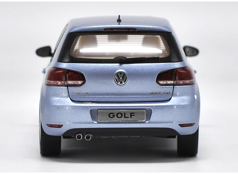 Заводской 1:18 VW golf 6 синий сплав металла литой автомобиль классическая модель для взрослых День рождения/рождественские подарки, коллекция