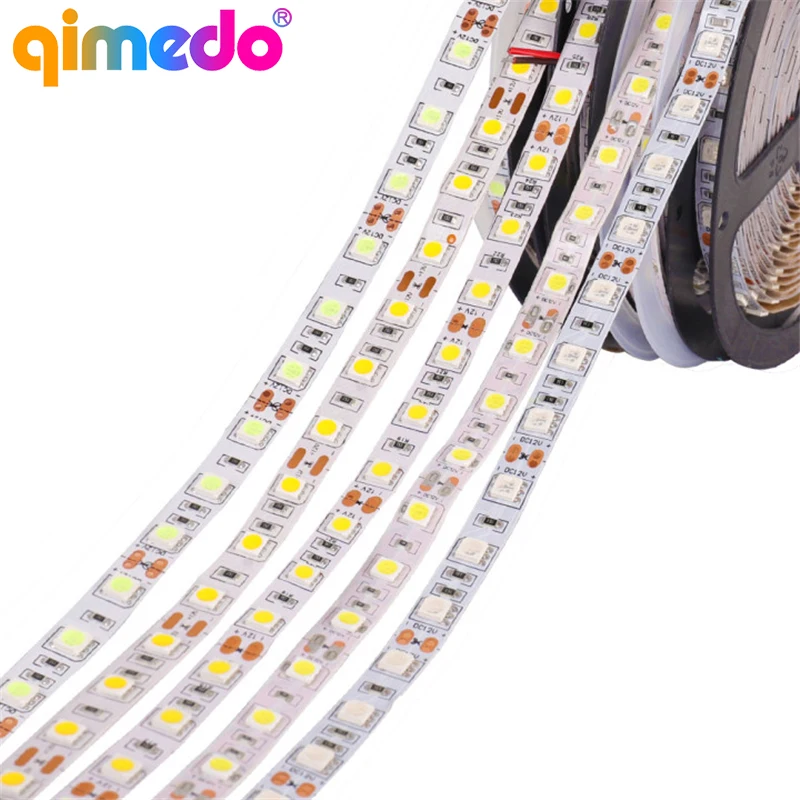 Светодиодная лента 12 В постоянного тока SMD 5050 белая светосветильник печатная