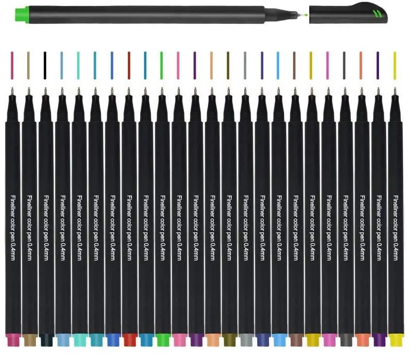 Подарочный канцелярский планировщик ручки Fineliner Рисование маркеры журнал письма взять на заметку календарь школы эскизов искусство офис поставка
