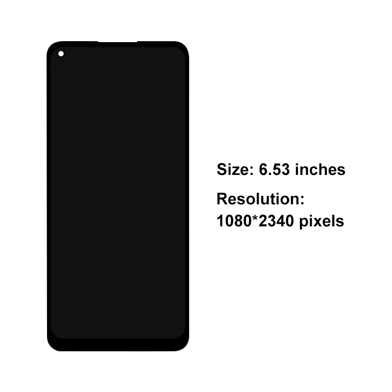 Оригинальный дисплей 6 53 дюйма для Xiaomi Redmi Note 9 ЖК с сенсорным экраном и