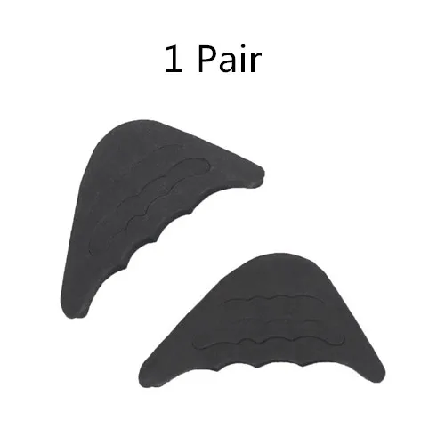 1 Pair Black 1 пара, губчатый палец передней лапы, заглушка, вставка, женская Губка, высокий каблук, носок, заглушка, половинчатые туфли из губчатого материала, регулируемые подушечки, стельки с наполнителем - Цвет: 1 Pair Black