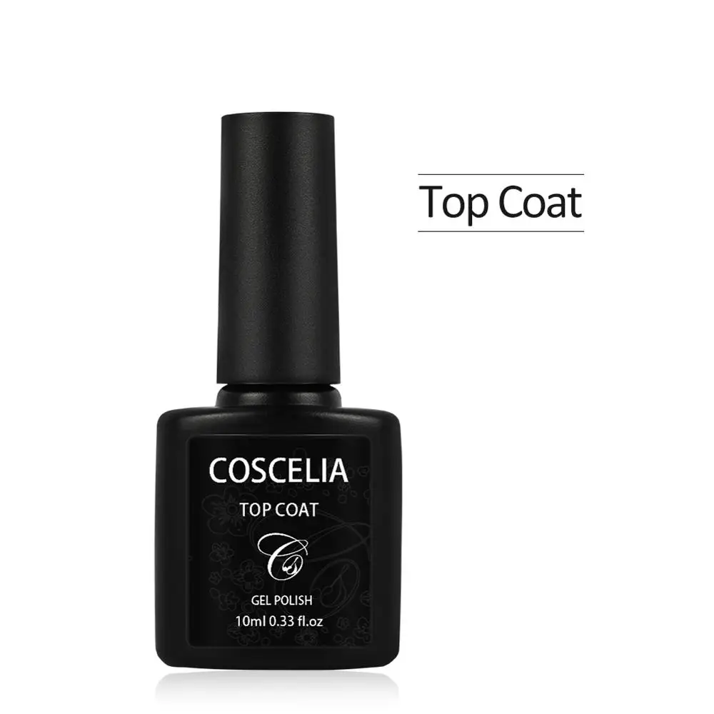 Top Coat COSCELIA гель лак для ногтей лак кошачий глаз УФ-гель для ногтей замачиваемый магнит сделай сам гель Краска Лак для ногтей 10 мл - Цвет: Top Coat