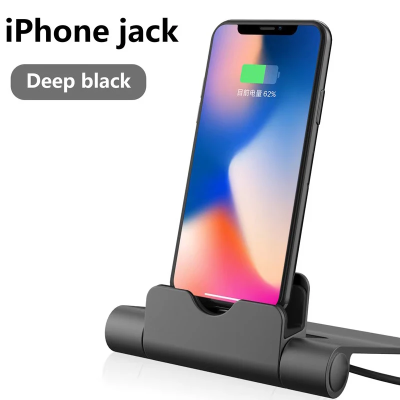 For Iphone Usb-кабель для синхронизации, подставка для зарядного устройства, зарядная док-станция для type-C для Iphone, подставка, держатель, зарядная док-станция - Цвет: For Iphone