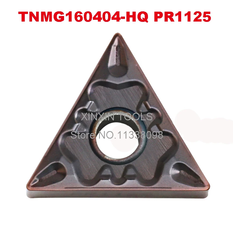 

10PCS TNMG TNMG160404-HQ PR1125 TNMG160408 HQ PR1125 for Steel and Stainless Steel Lathe Tools Carbide Inserts Turning Tool