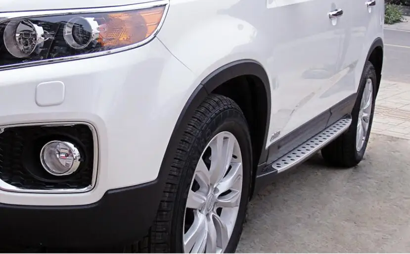 Алюминиевый сплав и АБС автомобиля бег подножка Nerf бар гвардии для KIA Sorento 2009 2010 2011
