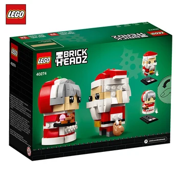 

LEGO Blocks Brick Headz Holiday Series Santa and Granny 40274 341pcs/pzs-10years Old Children Festival Gift Kids Christmas Gift