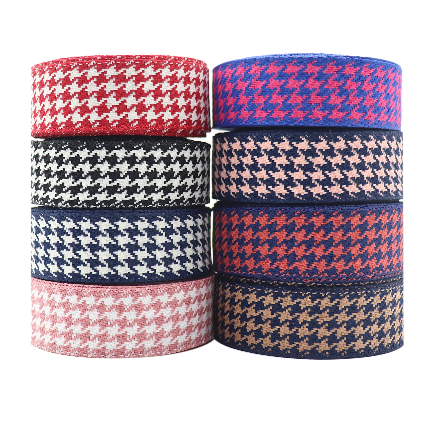 10Yards 25MM 38MM Houndstooth Lattice Ribbons For Hair Bows DIY Crafts  Wedding Decorate Handmade YM2021120604