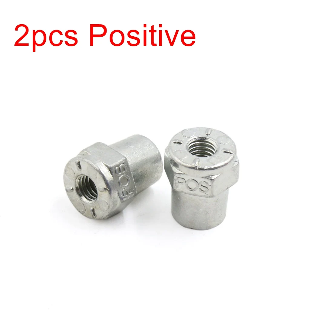 2pcs adaptateurs terminaux de Batterie borne en Alliage de Zinc de Voiture Positive en Alliage de Zinc 