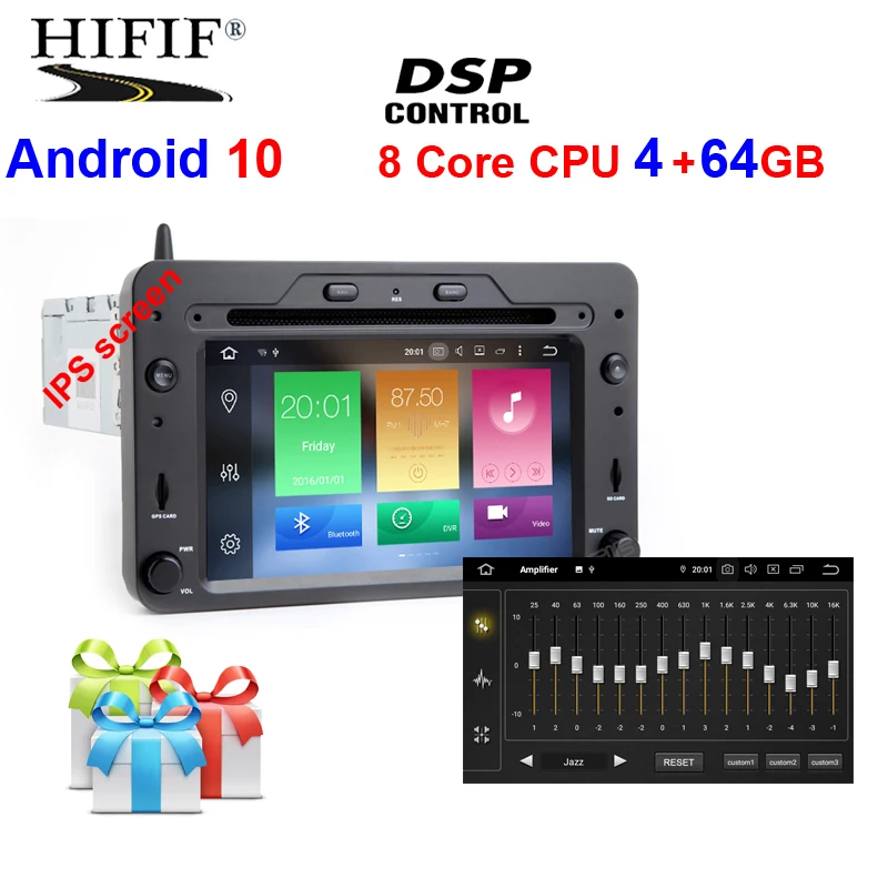 2 din Android 10 gps навигация Авторадио для Alfa Romeo 159 автомобиль Brera spider Sportwagon 2006 автомобильный dvd-плеер головное устройство Wifi Аудио