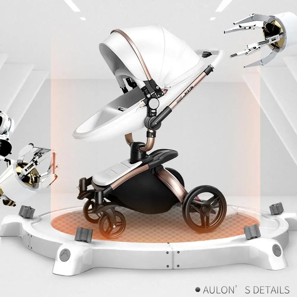 Kidlove Aulon высокая-вид Складная Противоударная детская коляска детская корзина