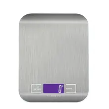 Цифровые электронные весы с ЖК-дисплеем, 1-5000 г, кухонные весы, умные весы для выпечки, вес грамм, Прямая поставка