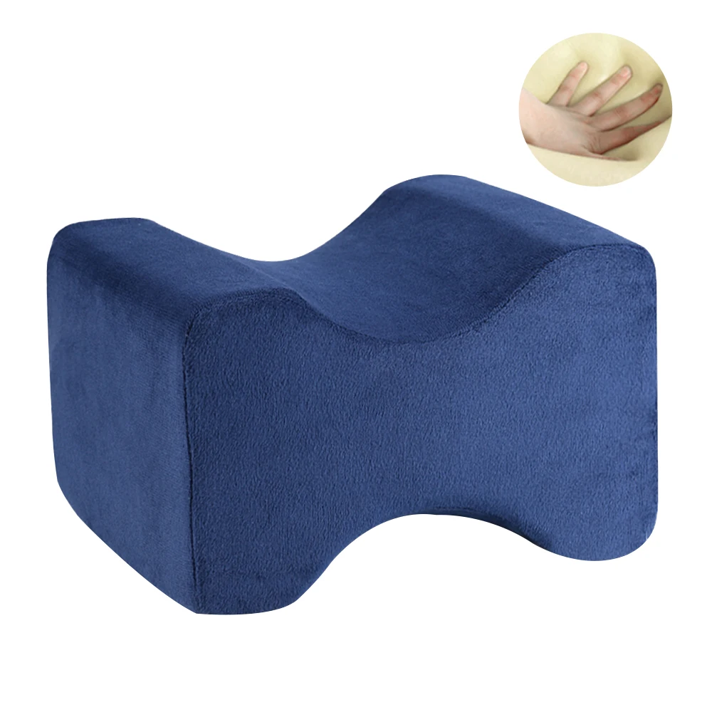 Горячая подушка с памятью формы Ортопедическая подушка латексная подушка для шеи волокно медленный отскок мягкие подушки массажер для здоровья шейки матки - Цвет: navy2
