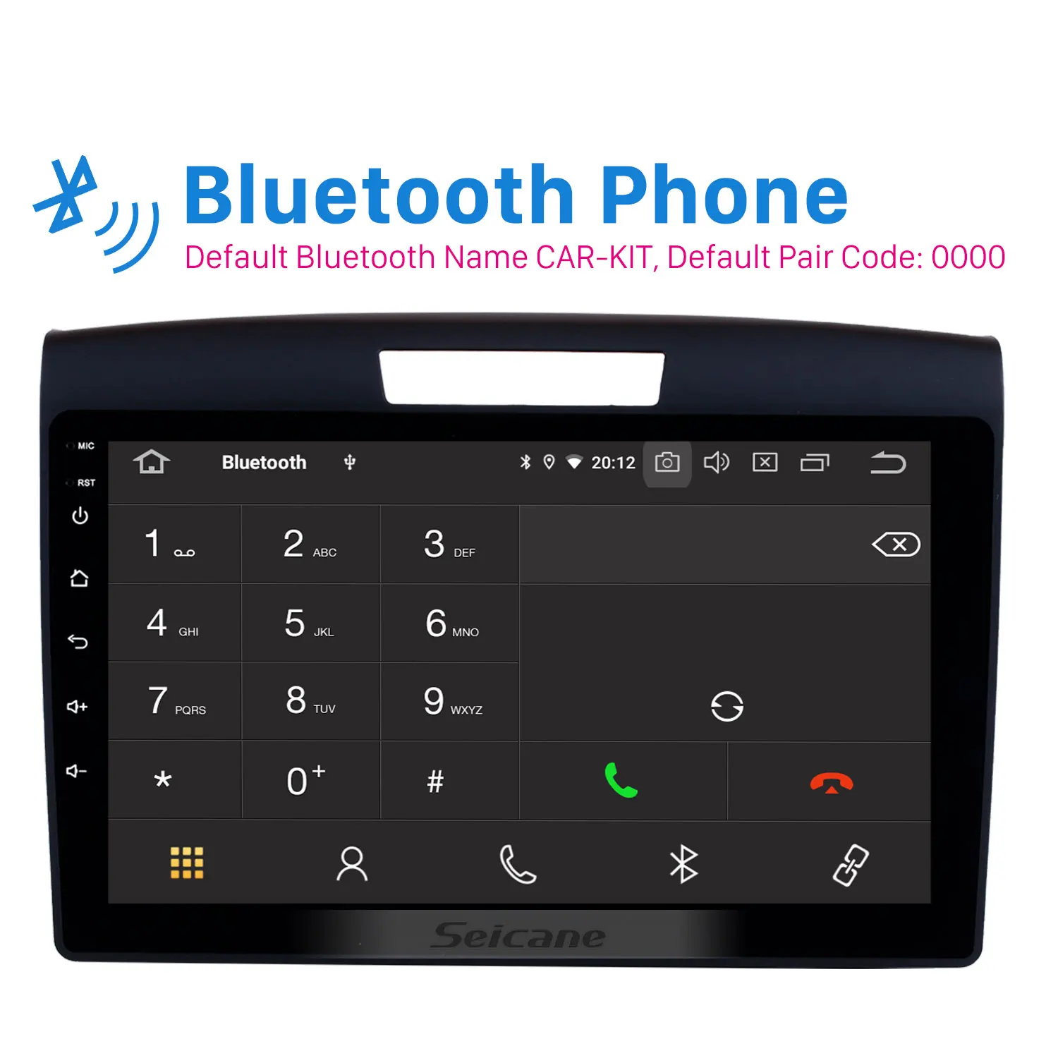 Seicane Автомагнитола Navi Android 9,0 мультимедийный плеер gps для Honda CRV 2011 2012 2013 поддержка Aux TPMS DVR 1080P видео