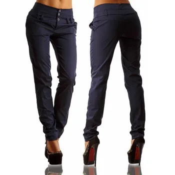 

Women's Pants 2020 High Waist Casual for Women Ladies Solid Color Casual Pants Female Summer Trousers Ladies Fashion Clothing